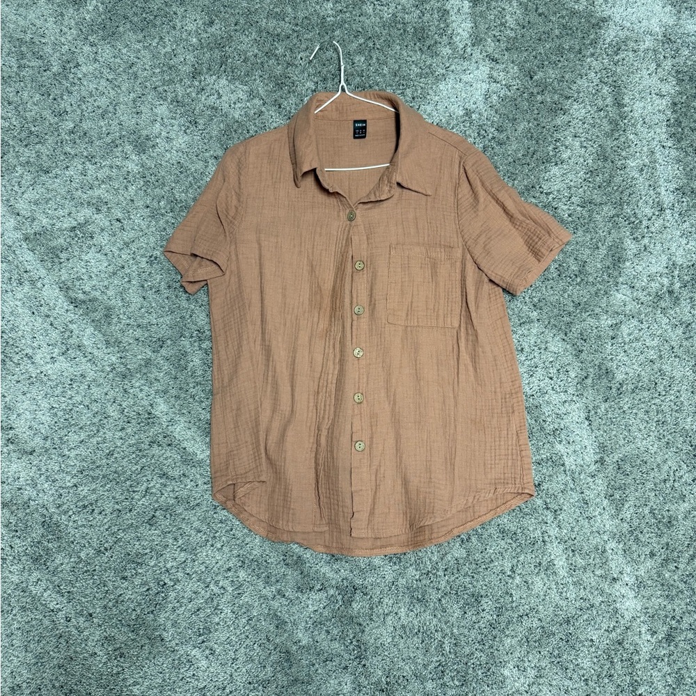 Men's Brown Casual Shirt